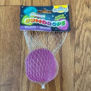 ORB Squeezy Gumdrops Glow-in-the-Dark Purple Sensory Toy